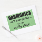 Harmonica n'est pas tout Sticker rectangulaire (Enveloppe)