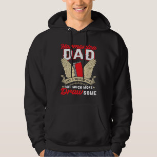 Harmonica Papa  Net als een gewone papa maar veel  Hoodie