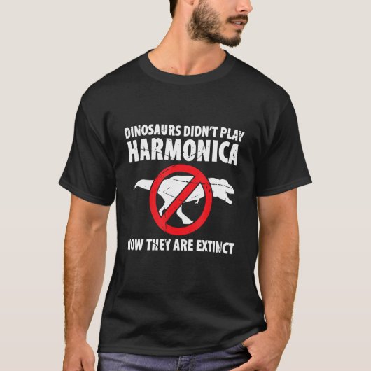 Harmonica Playing For Harmonica Player Harmonica T T-shirt (Voorkant)