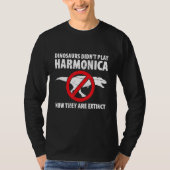 Harmonica Playing For Harmonica Player Harmonica T T-shirt (Voorkant)