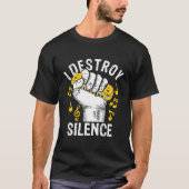 Harmonica Quote voor harmonica instrument T-shirt (Voorkant)