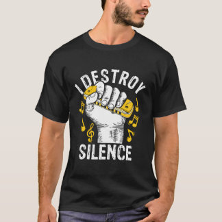 Harmonica Quote voor harmonica instrument T-shirt