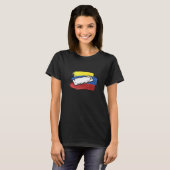 Harmonica Retro Instrument T-shirt (Voorkant volledig)