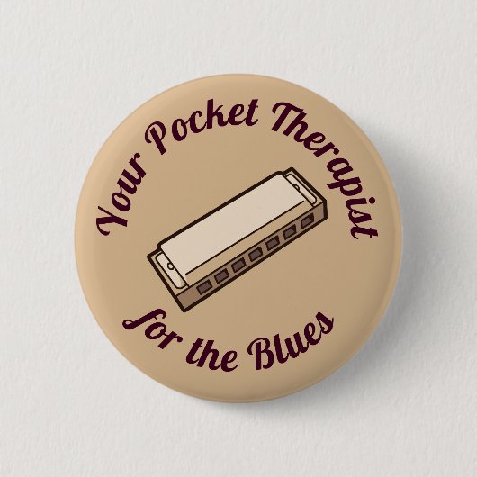 Harmonica Ronde Button 5,7 Cm (Voorkant)