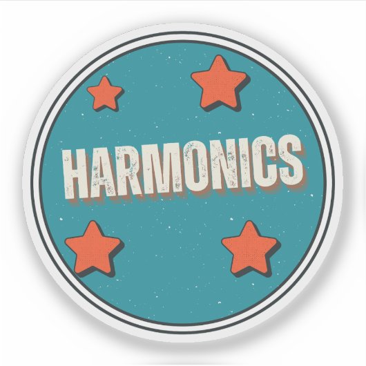 Harmonica Sticker (Voorkant)