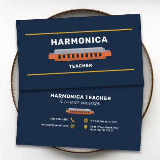 Harmonica Teacher Visitekaartje
