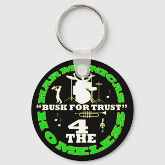 Harmonica voor daklozen sleutelhanger