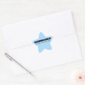 Harmonicaholic Life Star-Sticker Ster Sticker (Envelop)