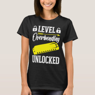 Harmonicaspeler Niveau Ontgrendeld T-shirt
