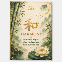 Harmonie (和) Chinees Karakter Magneet