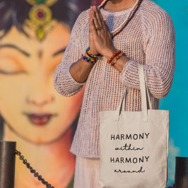 Harmonie Binnen Harmonie Rondom Yoga Meditatie Cad Tote Bag