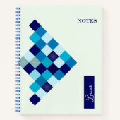 Harmonie Bleue Apaisante - Cahier de Rentree (Devant)