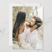 HARMONIE | Carte photo Détails du Mariage Olive Gr (Dos)