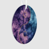 Harmonie Céleste : Yin Yang Nébuleuse Aquarelle (devant)