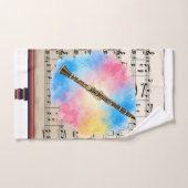 Harmonie Clarinet : Aquarelles colorées (Serviette à main)