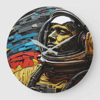Harmonie cosmique : Horloge murale des astronautes