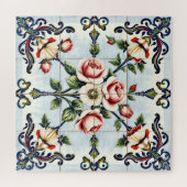 harmonie dans le puzzle de roses (Horizontal)