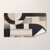 Harmonie dans les tons : Composition Abstraite de  (Serviette à main)