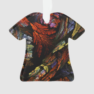 Harmonie de couleur Abstrait Art Acrylique Chemise