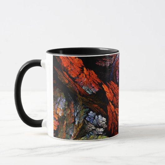 Harmonie de couleur Mug café Abstrait (Gauche)