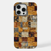 Harmonie de fusion patchwork – Art moderne rustiqu