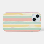 Harmonie de rayures pastel (Verso Horizontal)