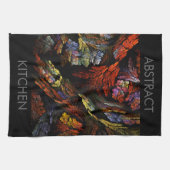 Harmonie des couleurs Art Abstrait Serviette de cu (Horizontal)
