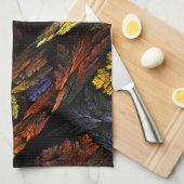 Harmonie des couleurs Art Abstrait Serviette de cu (Quart Plié)