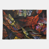 Harmonie des couleurs Art Abstrait Serviette de cu (Horizontal)