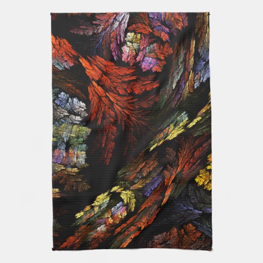 Harmonie des couleurs Art Abstrait Serviette de cu (Vertical)