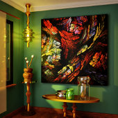 Harmonie des couleurs Canevas d'art Abstrait Embal