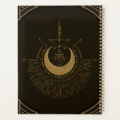 Harmonie des éléments : lune, or et géométrie. (Dos)