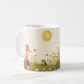 Harmonie du matin – Mug Fox et Grenouille Cozy (Devant gauche)