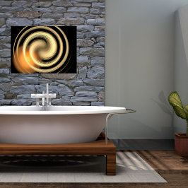 Harmonie en ontspanning - Golden Relief groot post Perfect Poster