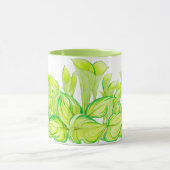 'Harmonie en vert' sur un combo Mug (Centre)