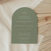 HARMONIE | Faire-part de mariage vert Sage