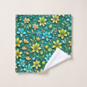 Harmonie florale (Gant de toilette)