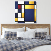 Harmonie Géométrique – Impression sur toile de lux (Insitu(Chambre))