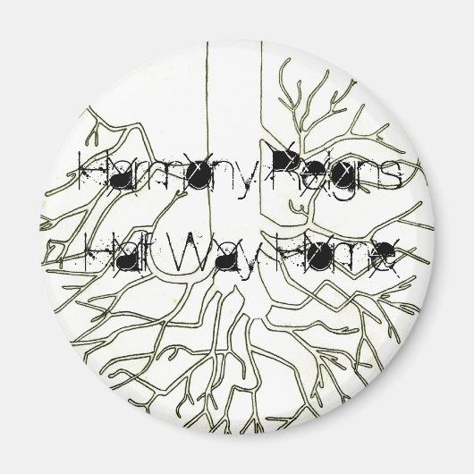 Harmonie heerst, halfweg thuismagneten magneet (Voorkant)