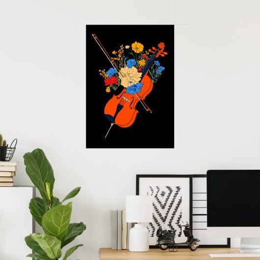 Harmonie in Bloei Poster (Thuiskantoor)