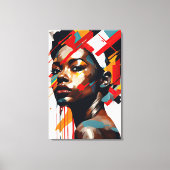 "Harmonie in contrast" Canvas Afdruk (Voorkant)