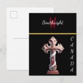 Harmonie in rood en wit briefkaart (Voorkant / Achterkant)