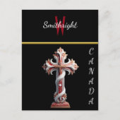 Harmonie in rood en wit briefkaart (Voorkant)