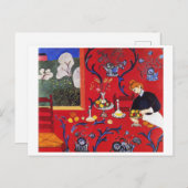 Harmonie in rood, Matisse Briefkaart (Voorkant / Achterkant)