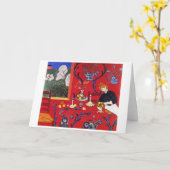 Harmonie in rood, Matisse Kaart (Gele Bloem)