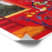 Harmonie in rood, Matisse Poster (Hoek)