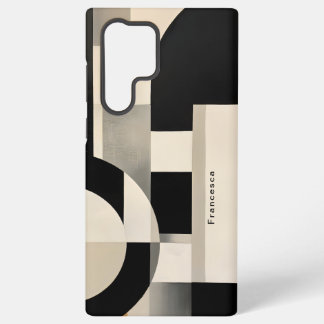 Harmonie in Schakeringen: Abstracte Compositie in  Samsung Galaxy Hoesje