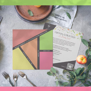Harmonie in Voeding Evenement Kaart