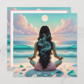 Harmonie Meditatie op het strand (Voorkant / Achterkant)