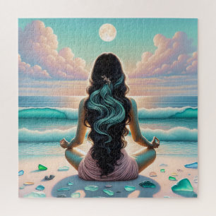 Harmonie Meditatie op het strand Legpuzzel
